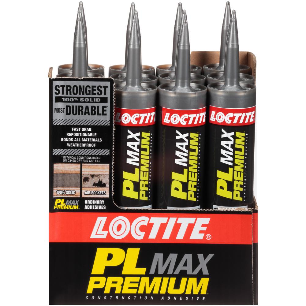 Loctite PL Premium MAX Construction Adhesive (Carton of 12)
