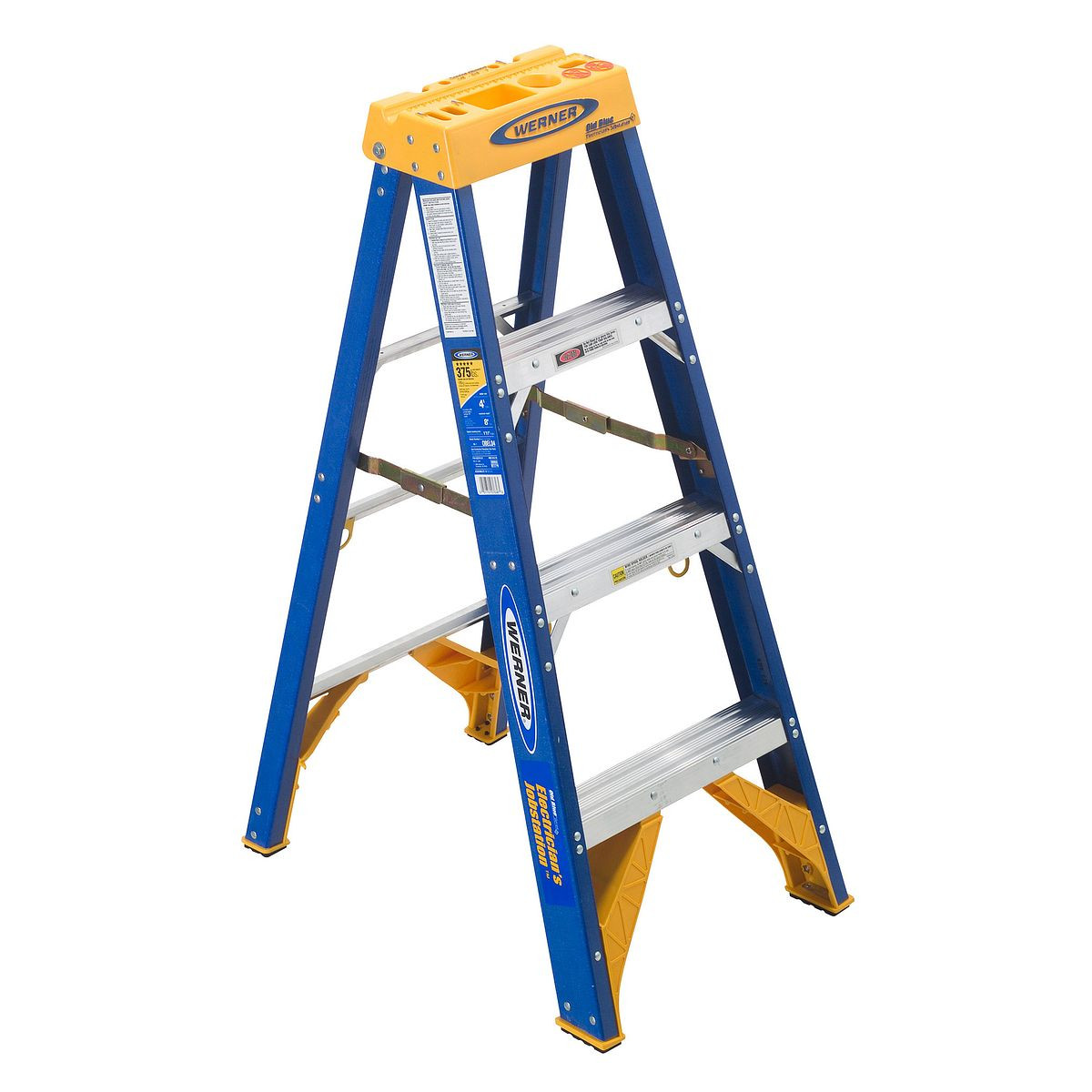 Werner Type IAA Fiberglass Electricians Step Ladder
