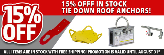 Tie Down Roof Anchors Sale