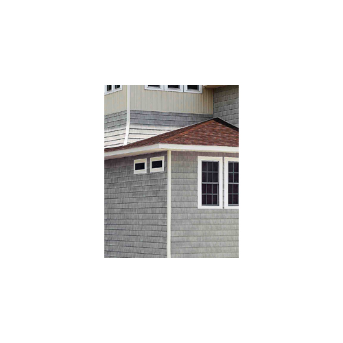 Vinyl Weathered Staggered Shake Siding Gray