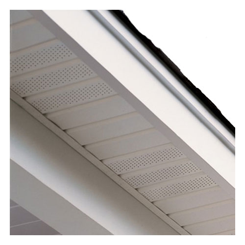Product CertainTeed Universal Triple 4in. Fully Vented Vinyl Soffit