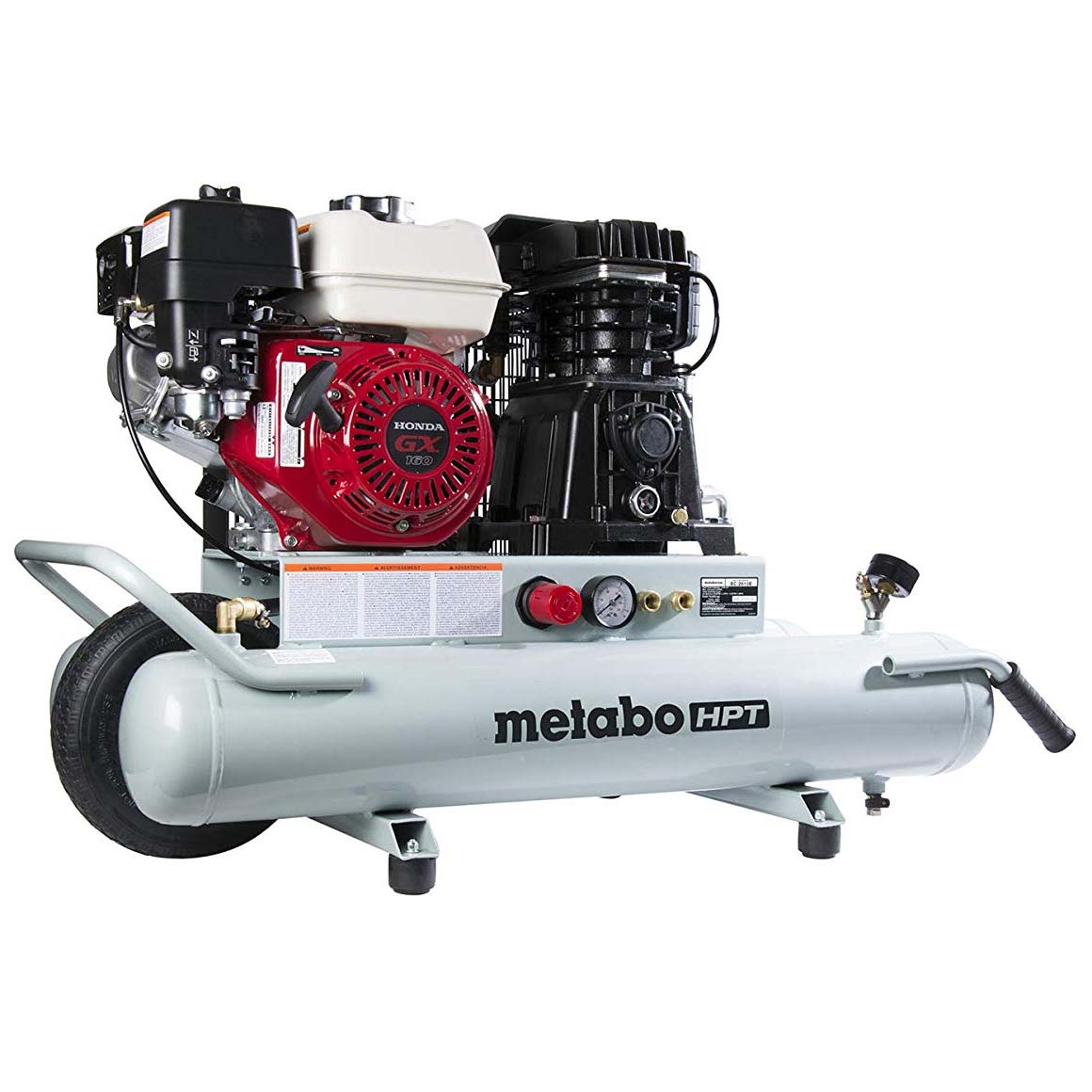 Metabo HPT 8-Gallon Gas Powered Wheelbarrow Air Compressor Helpful 1