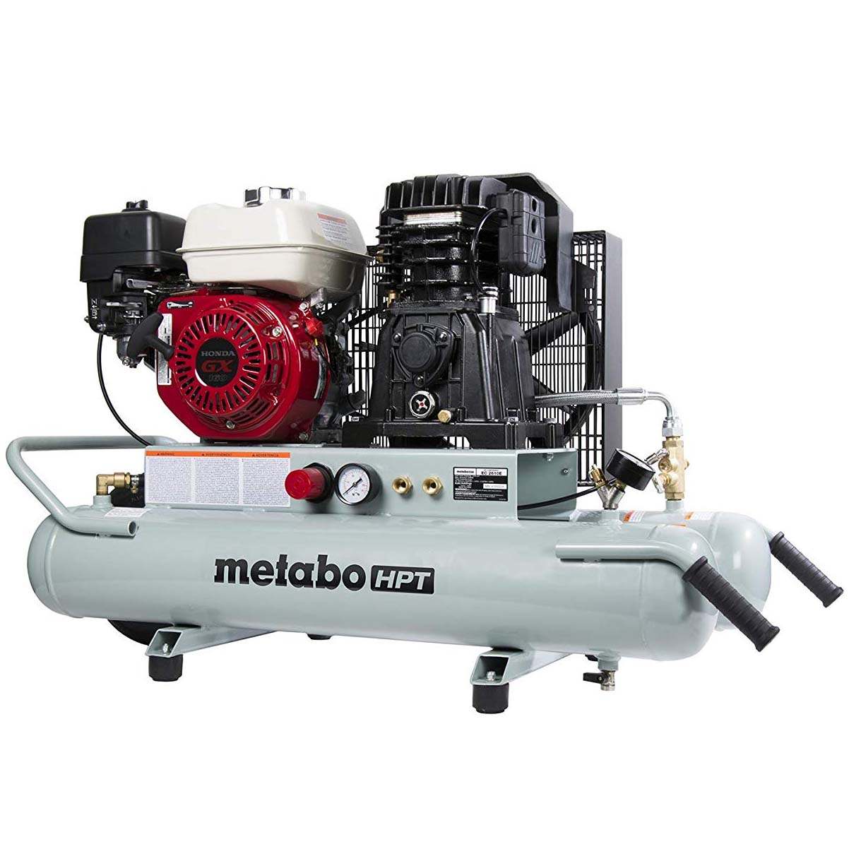 Metabo HPT 8-Gallon Gas Powered Wheelbarrow Air Compressor Helpful 2