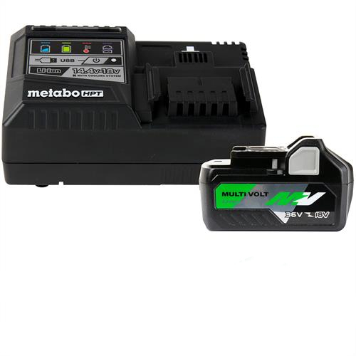 Metabo HPT MultiVolt Slide Battery and Charger Starter Kit Helpful 1