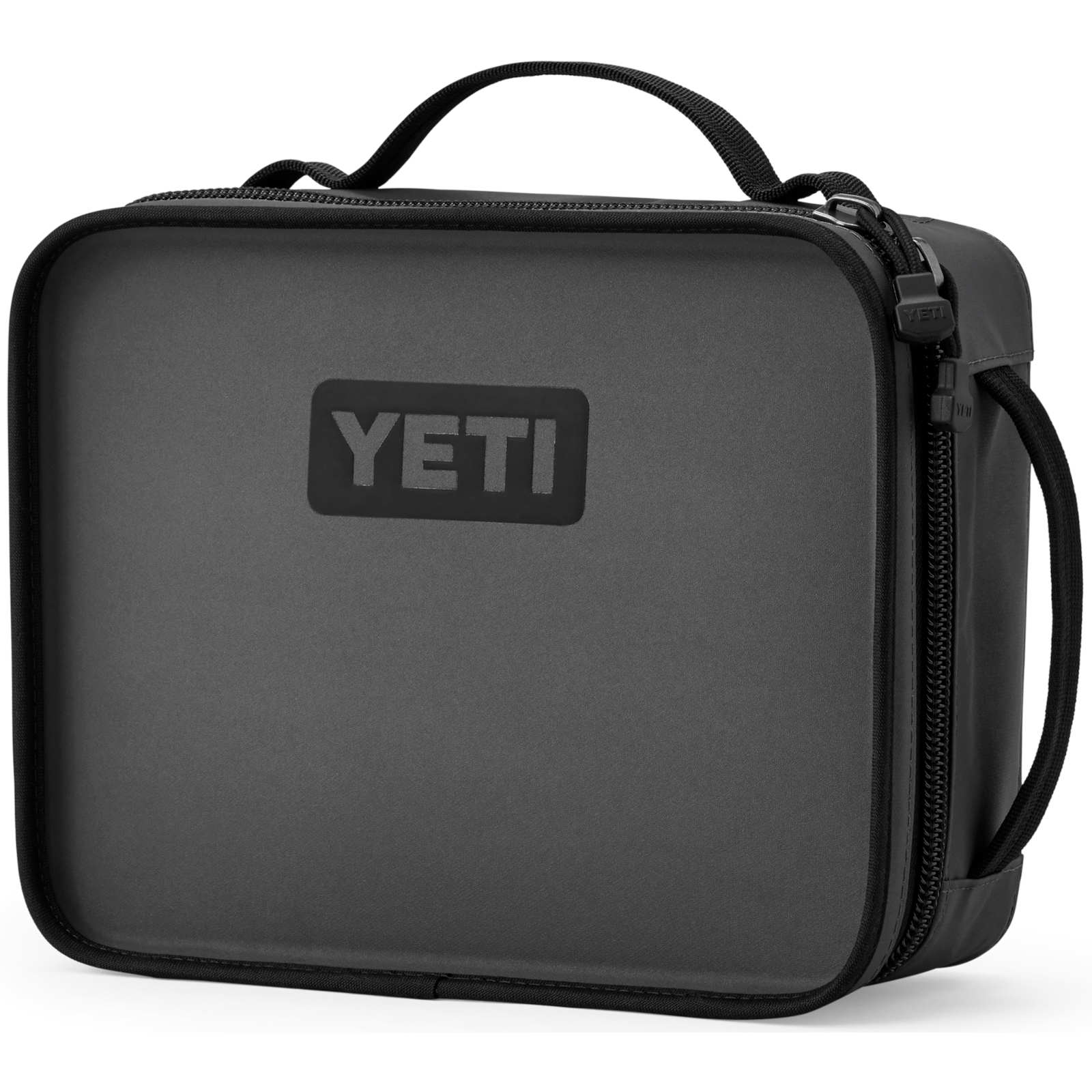 Yeti Day Trip Charcoal Gray Lunch Box Standing Angle View