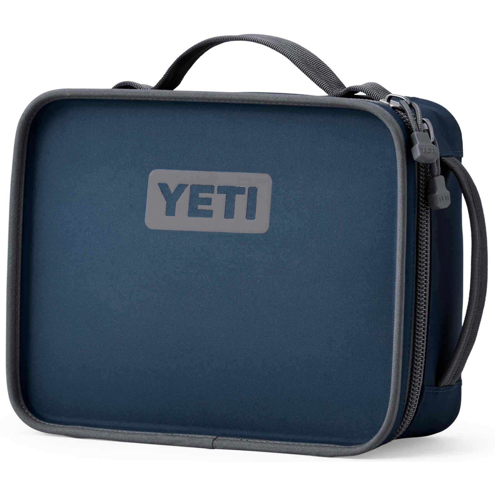 Yeti Day Trip Navy Blue Lunch Box Standing Angle View