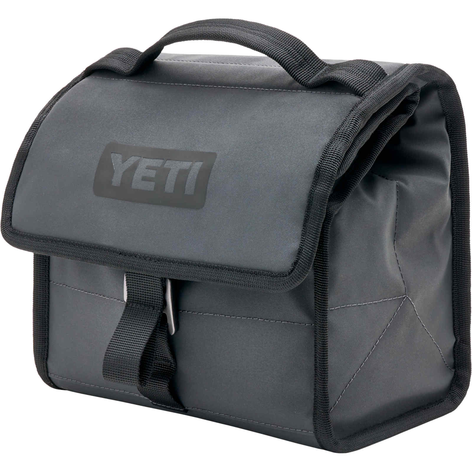 Product Yeti Day Trip Charcoal Gray Lunch Bag Horizontal Angle View