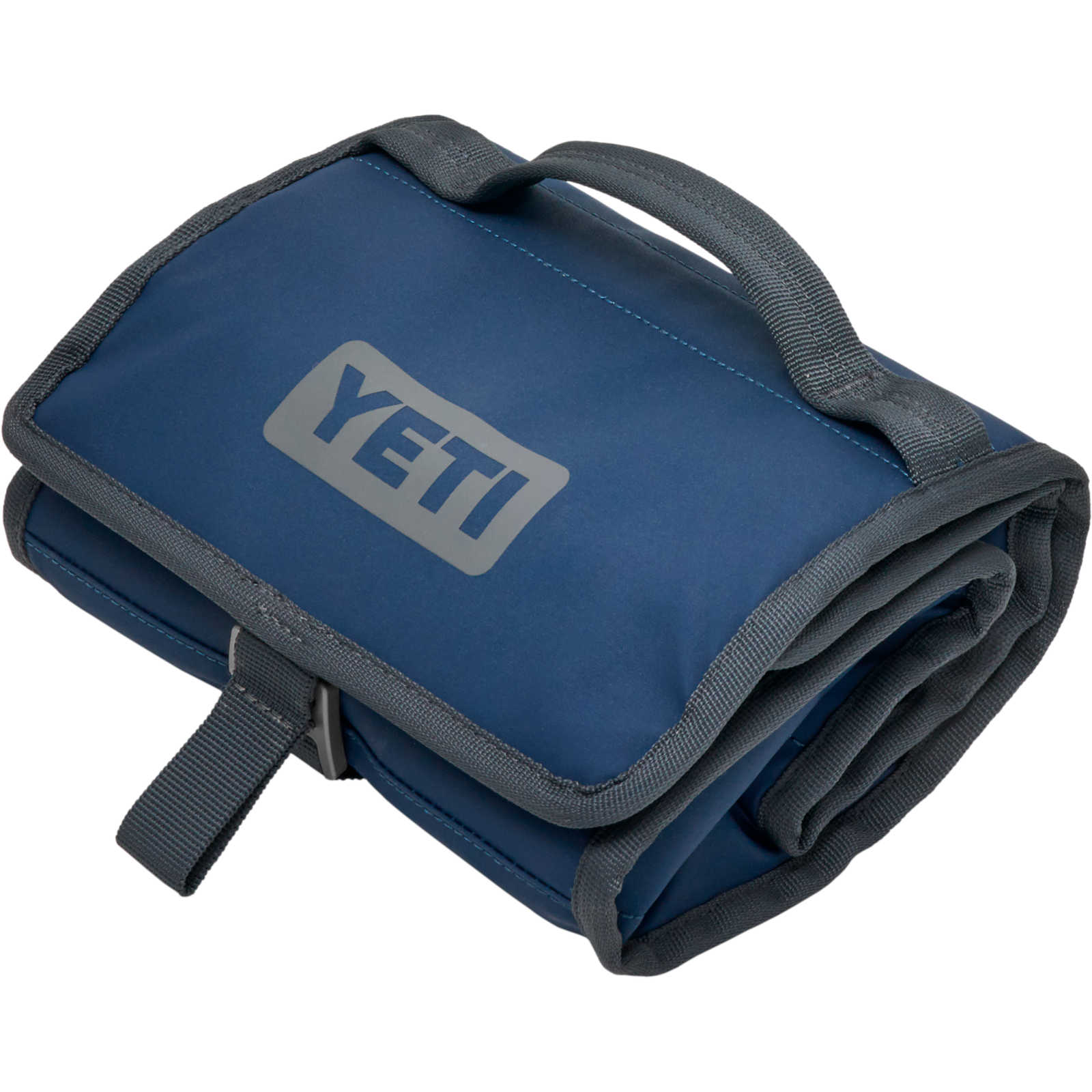 Yeti Day Trip Navy Blue Lunch Bag Folded View