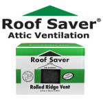 Roof Saver - Rolled Ridge Ventilation
