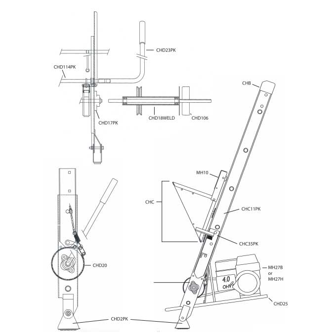 Ladder Hoist Replacement Parts