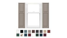 Mid America Cottage Style Vinyl Shutters 67 Inch Long