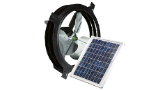 Air Vent Solar Powered Gable Mounted Power Fan