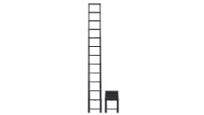 Telesteps 16' Tactical Extension Ladder - Black