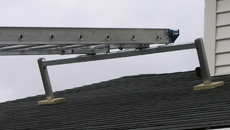 RGC Pivoting Platform Hoist Track Roof Support