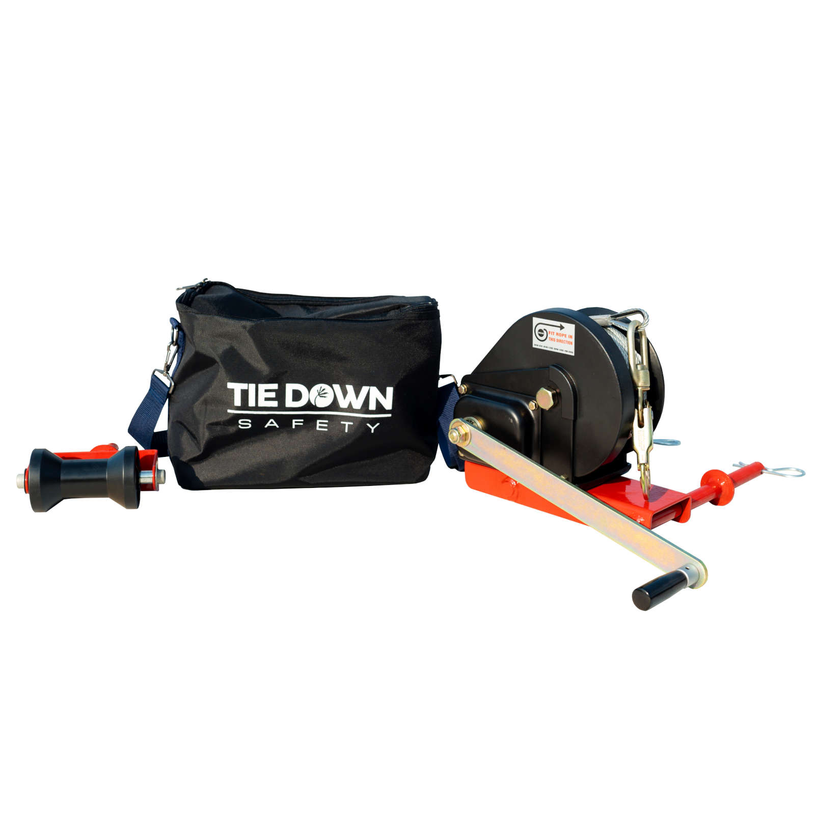 Tie Down Rescue Winch for Mobile Fall Protection System