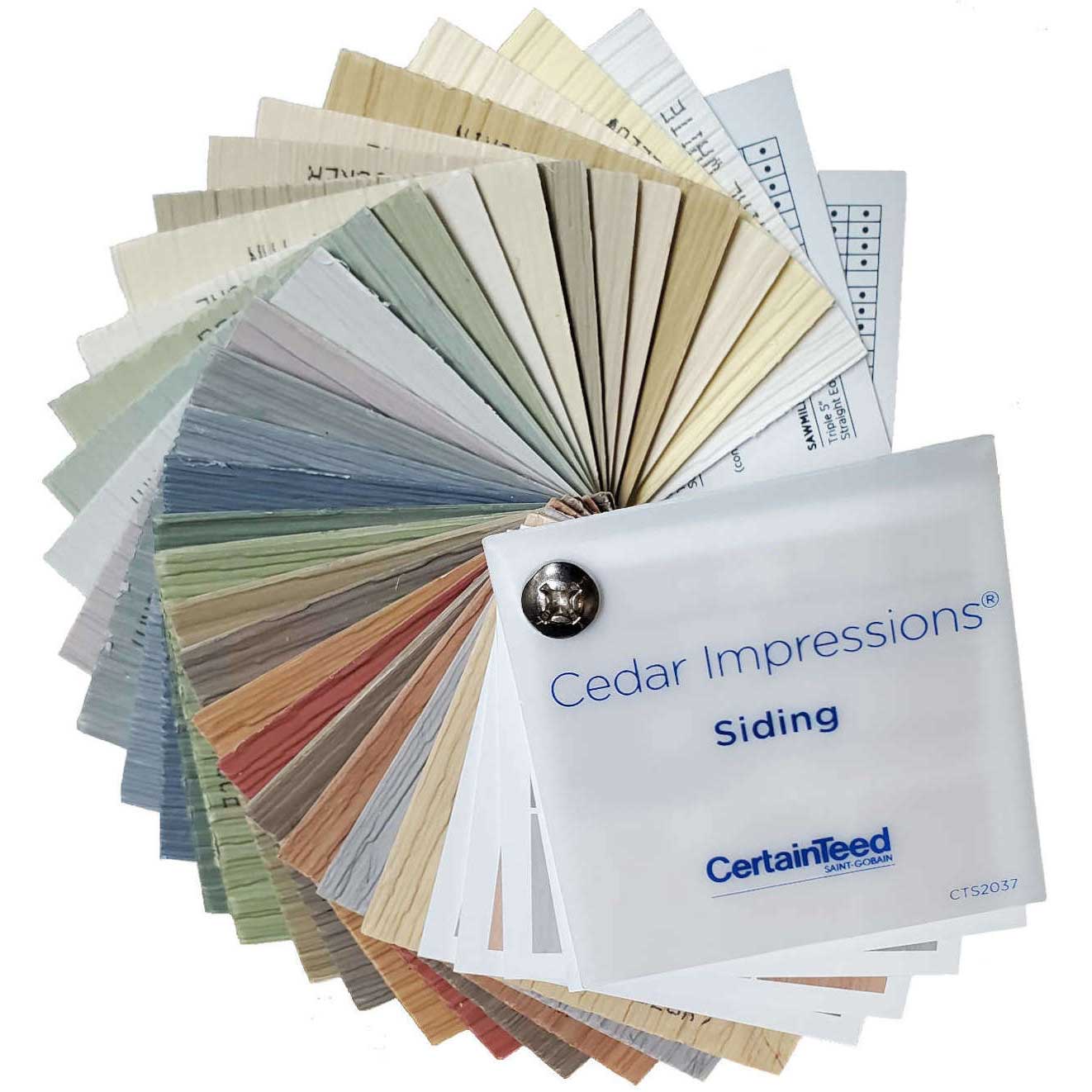 CertainTeed's Cedar Impressions Vinyl Color Swatch