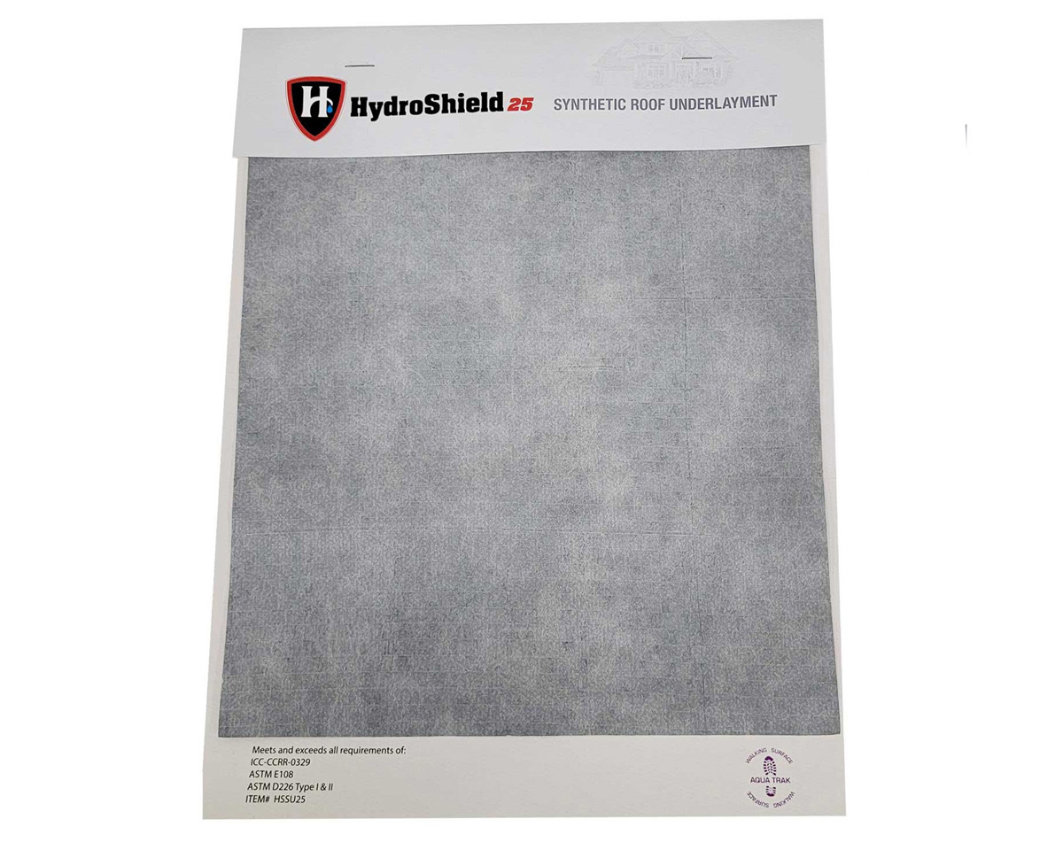 HydroShield 25 Synthetic Underlayment Samples