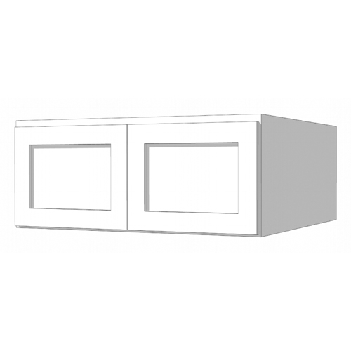 Wall Ref Deep Cabinet - 36in. x 15in. x 24in. - White
