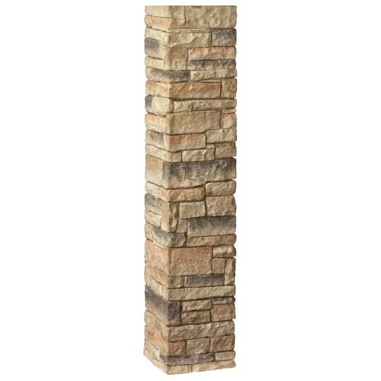 42in. - Beige Stacked Stone - 1pc