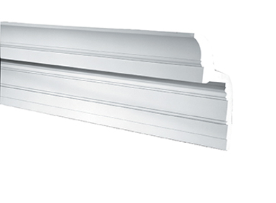 MLD372-14 : 8 1/4" Projection, 13 7/8" Height, 168" Length, 3/4" Bottom Thickness Crown Moulding