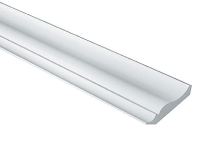 MLD454-12 : 3 19/32" Projection, 4 1/32" Height, 144" Length, 7/32" Bottom Thickness Crown Moulding
