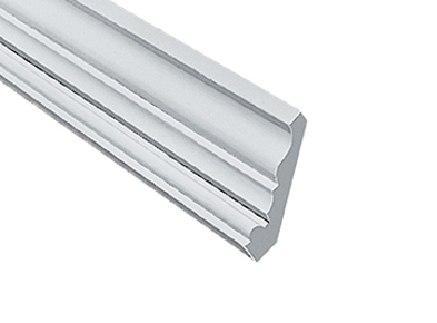 MLD572-16 : 3 1/4" Projection, 4 3/16" Height, 192" Length, 5/8" Bottom Thickness Crown Moulding