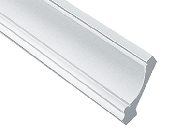 MLD589-16 : 4 3/8" Projection, 6 1/2" Height, 192" Length, 1 1/8" Bottom Thickness Crown Moulding
