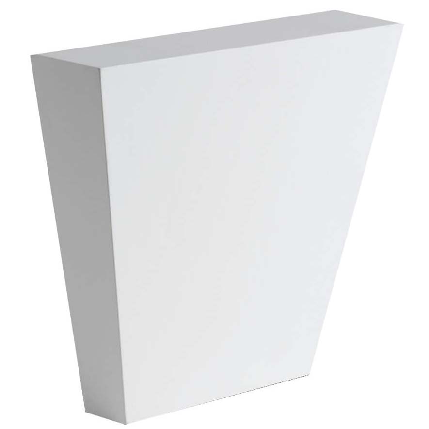 K6 Keystone -- 4 9/16" Top Width, 2 3/4" Bottom Width, 6 7/16" Height, 2 3/16" Top Projection, 1 5/8" Bottom Projection,  Compatible With: Flat Trim
