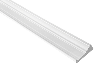 MLD234-16 : 1" Projection, 3 1/2" Height, 16 Foot Length, 11/32" Bottom Thickness Moulding