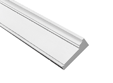 MLD236-16 : 2" Projection, 5 1/2" Height, 16 Foot Length, 1 1/4" Bottom Thickness Moulding