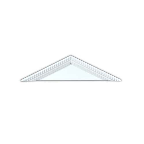 56 7/16" Width, 13 5/8" Height, 4 1/2" Projection, 5 1/2 / 12 Pitch Peaked Cap Pediment