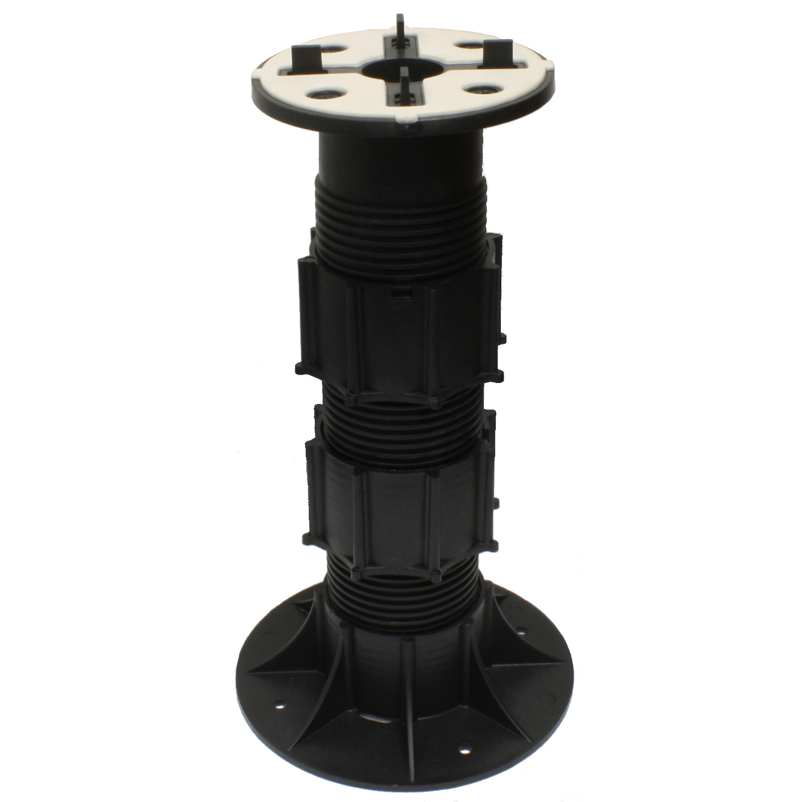SE10 Adj Ped Support w/ Three-in-One Self Leveling Head 9.875” ‐ 15” (250‐385Mm)
