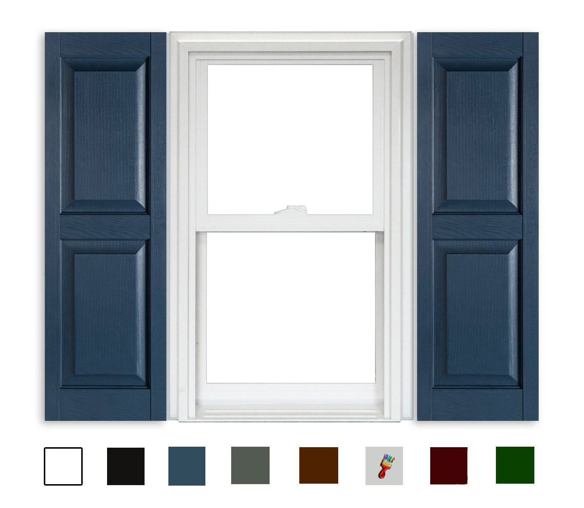 Product Raised Panel - 004 Bedford Blue - 15" x 55"