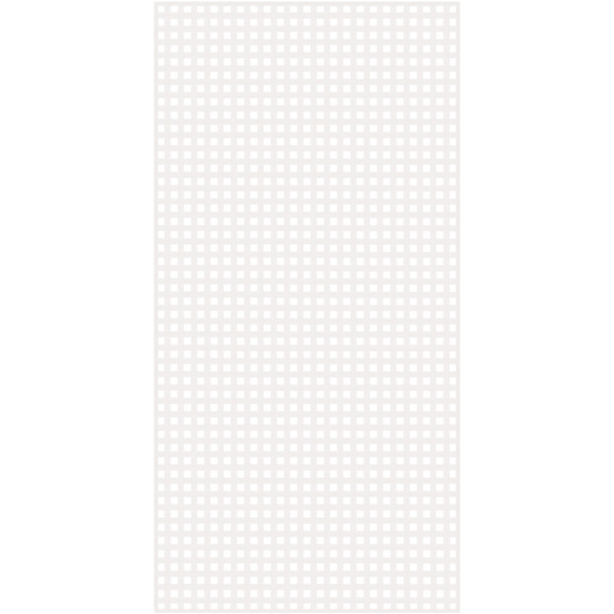 Privacy Square - 4ft. x 8ft. - White