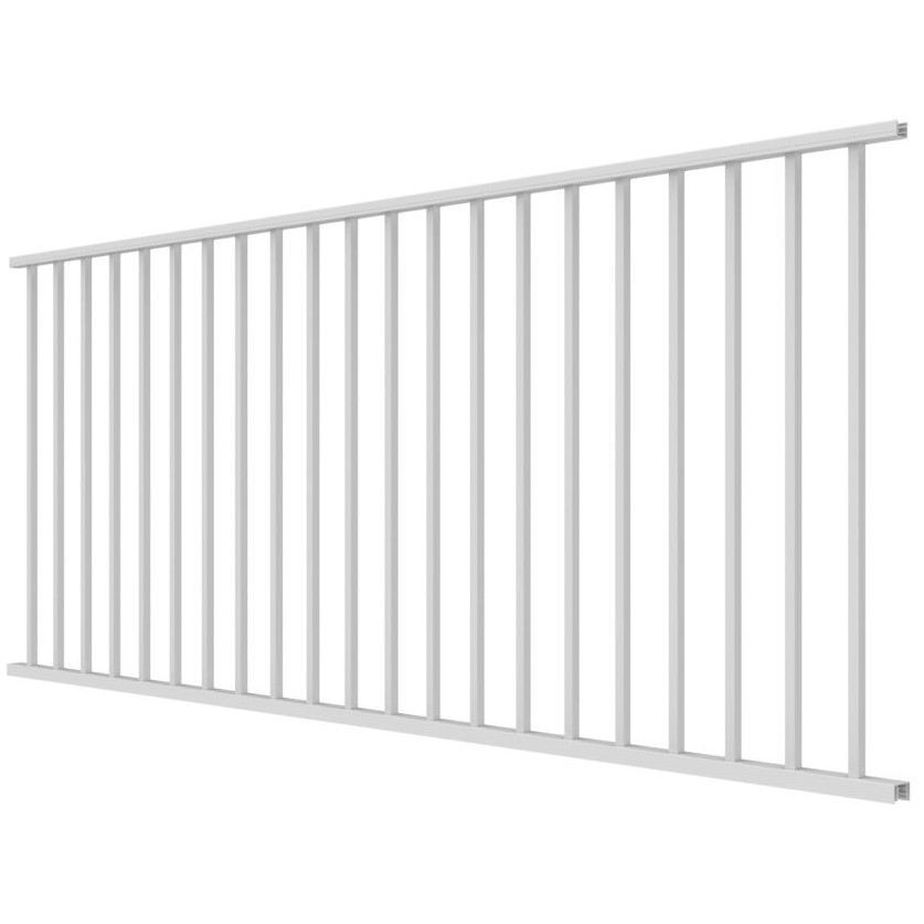 8ft. x 42in. - White - Level