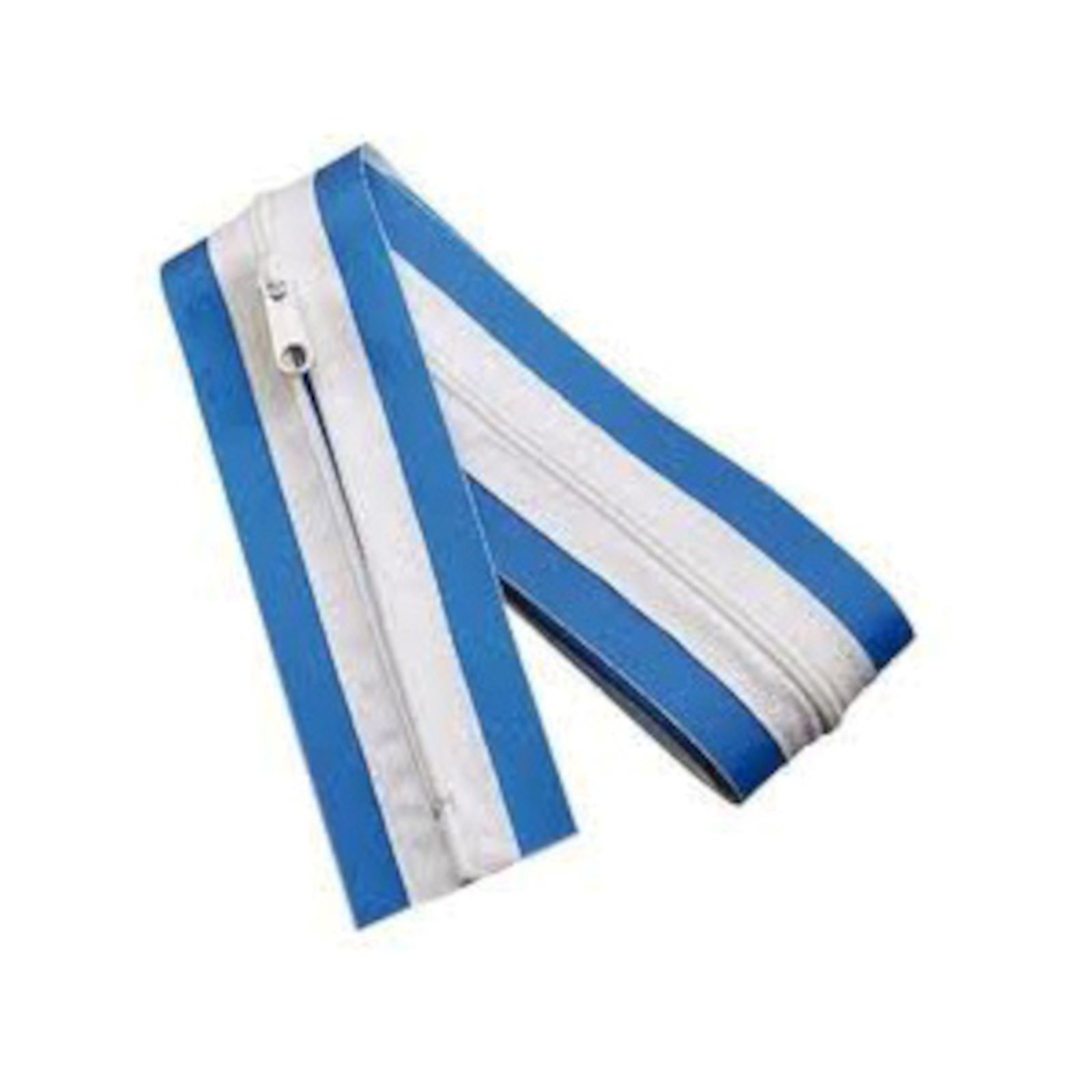 Qual-Craft Blue Zip Up 3" x 7' Peel & Stick Zipper