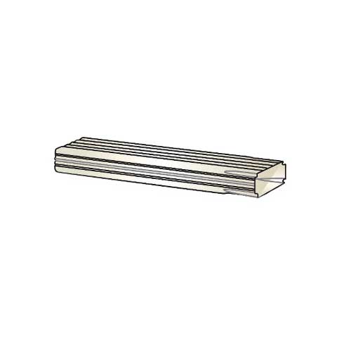 Quality Aluminum CP8 2 in.x3 in. 8 ft. Long Conductor Pipe