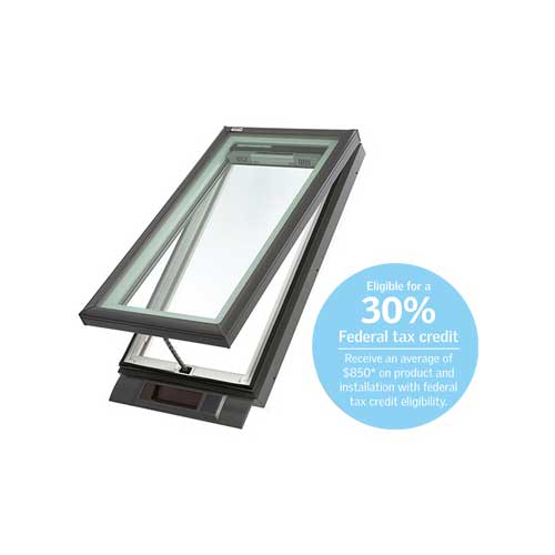 Velux VCS Curb Mounted Venting Solar Powered Skylight