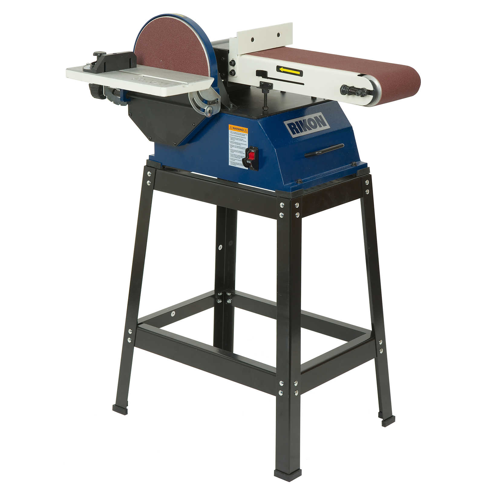 Rikon 1HP 6in. x 48in. Belt Sander with 10in. Disc and Stand