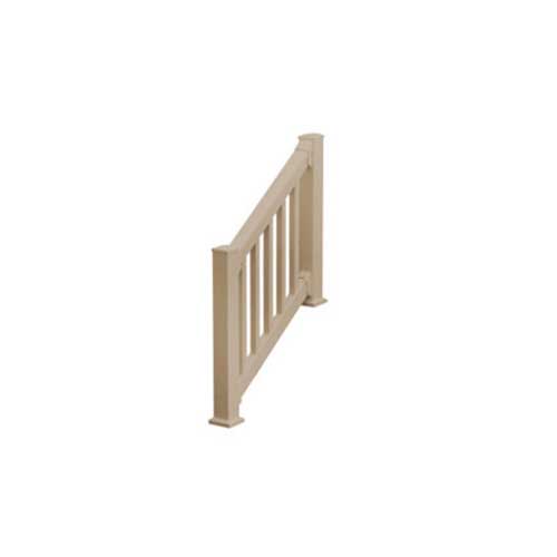 Fypon Vinyl QuickRail Straight and Stair Kit