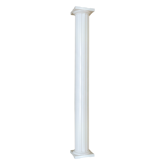 Superior Aluminum Round Fluted Column (Extended Lengths)