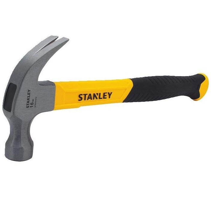 Stanley 16 oz Curved Claw Fiberglass Hammer