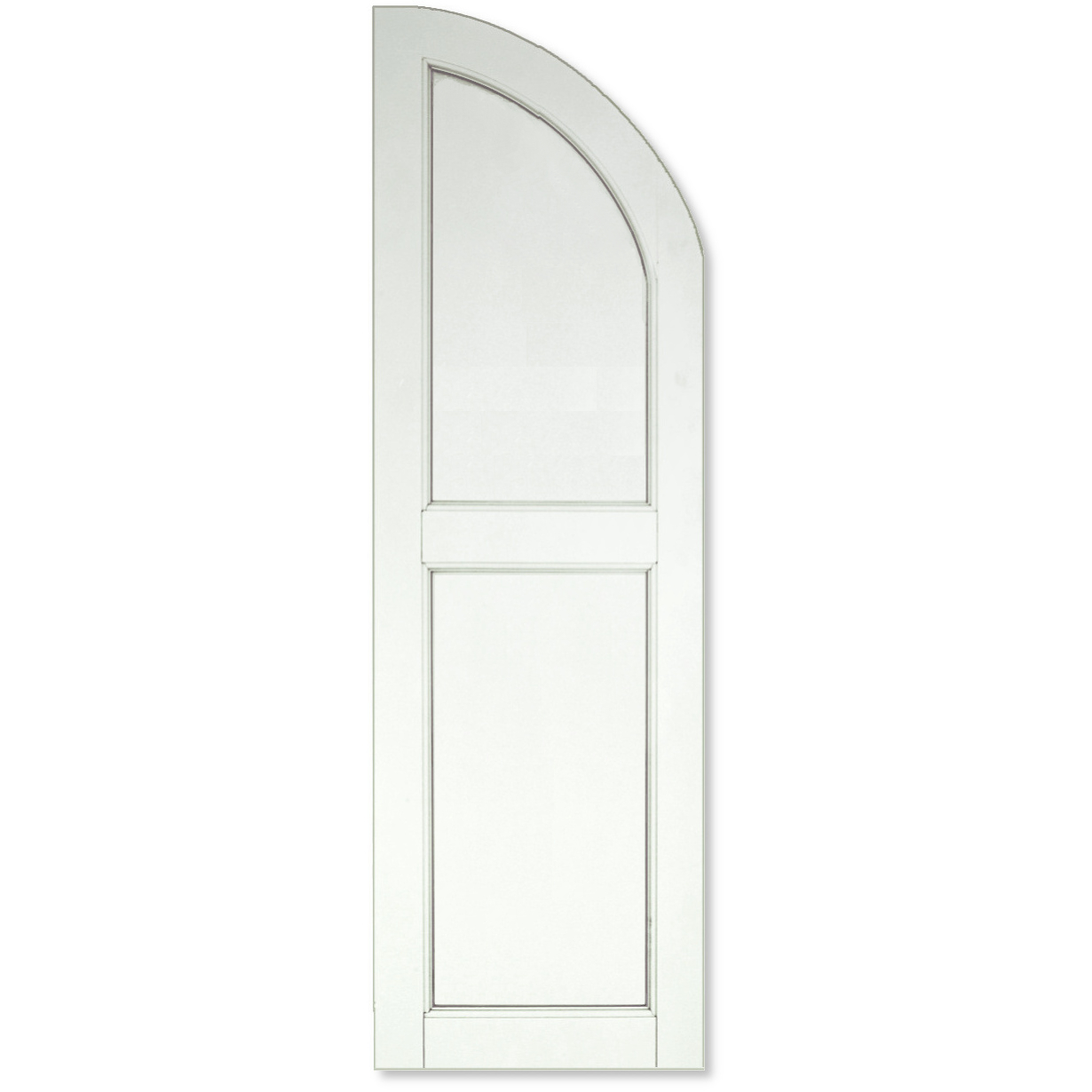 Atlantic ProSeries Flat Panel Shutter With Arch Top - 1 Pair