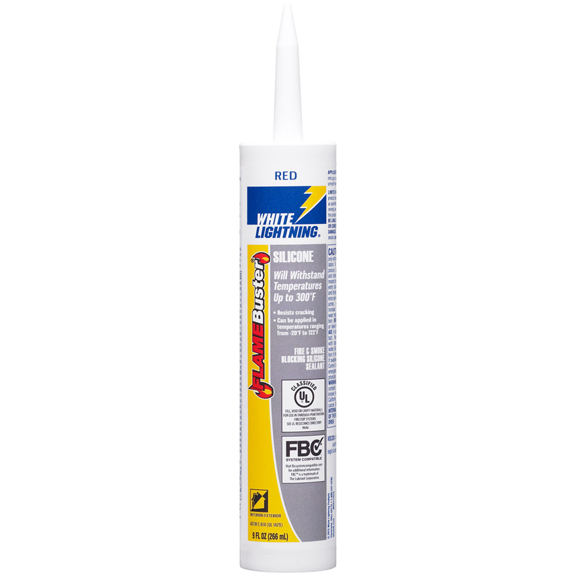 White Lighting Flame Buster Silicone Sealant