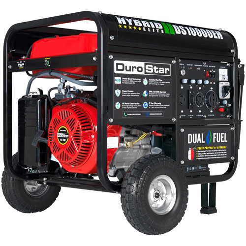 DuroStar DS10000EH 18HP Dual Fuel Electric Start Generator