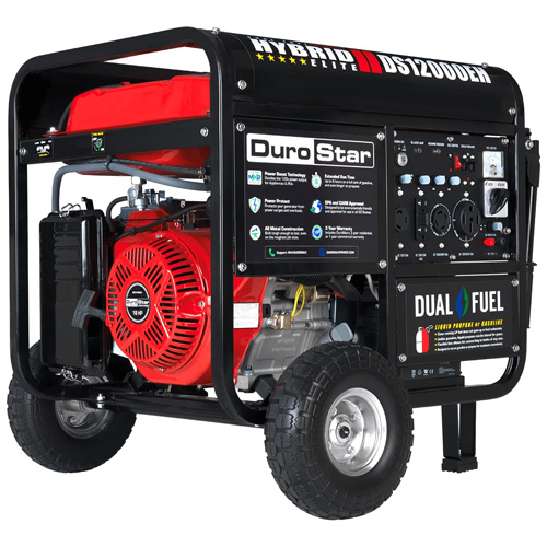 DuroStar DS12000EH 18HP Dual Fuel Electric Start Generator