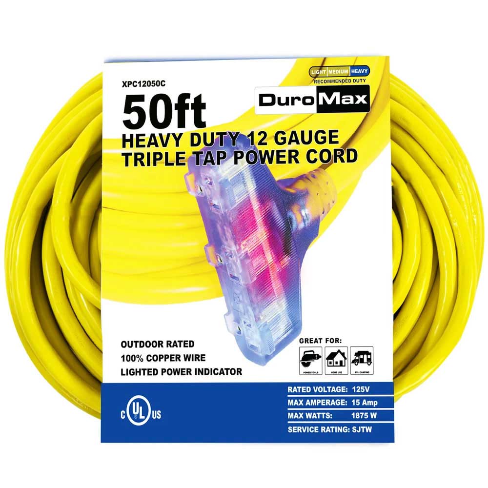 DuroMax Heavy Duty Power Cords