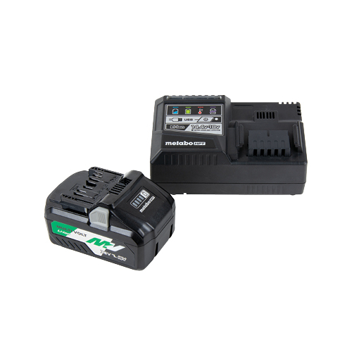 Metabo HPT MultiVolt Slide Battery and Charger Starter Kit