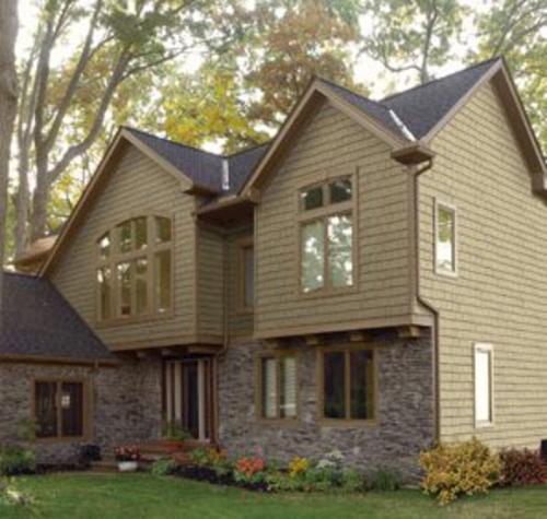 Product Cedar Impressions Double 7in. Straight Edge Perfection Shingles Siding