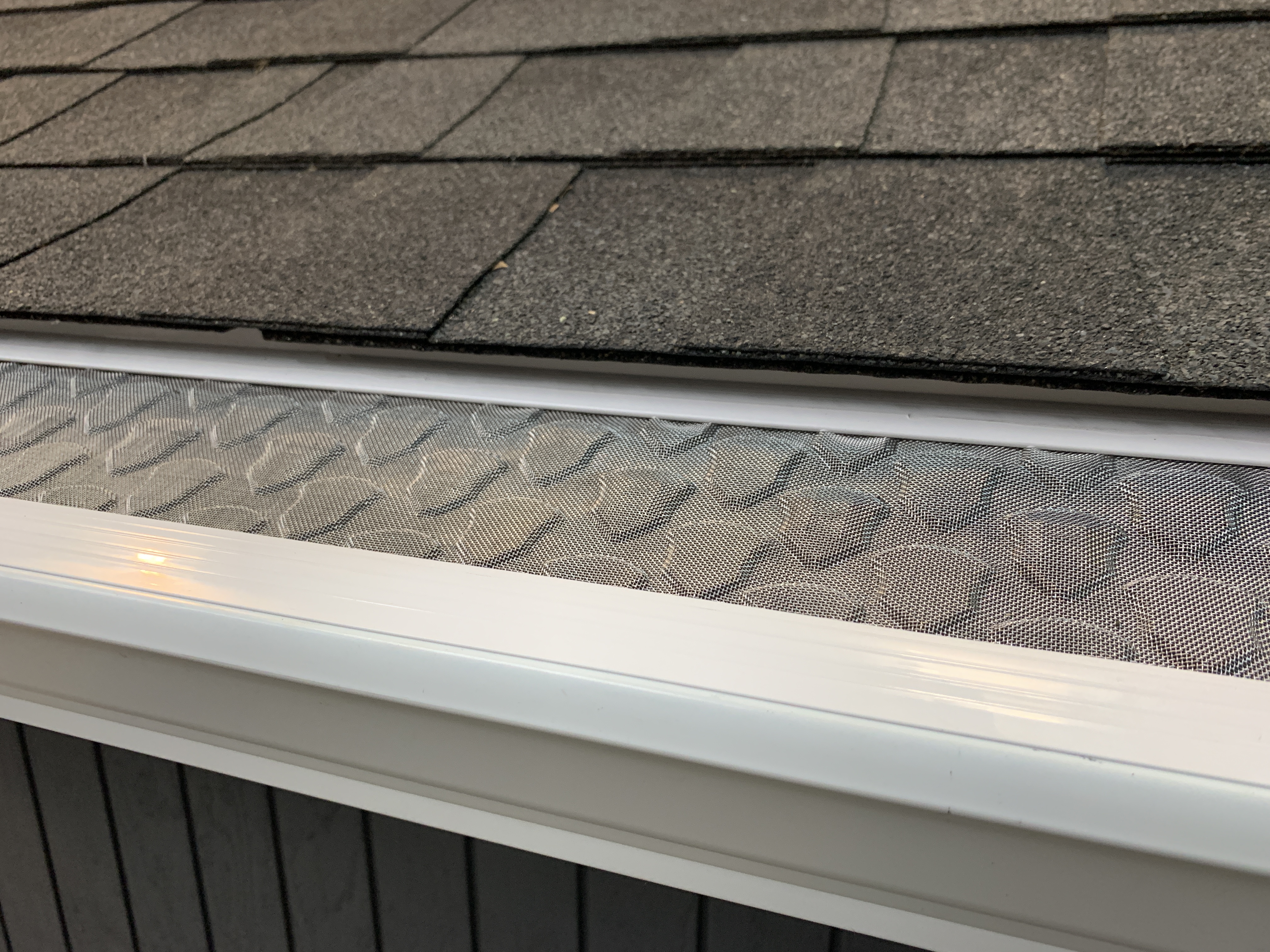 Flex-Fit Gutter Guard NEW Style Installed